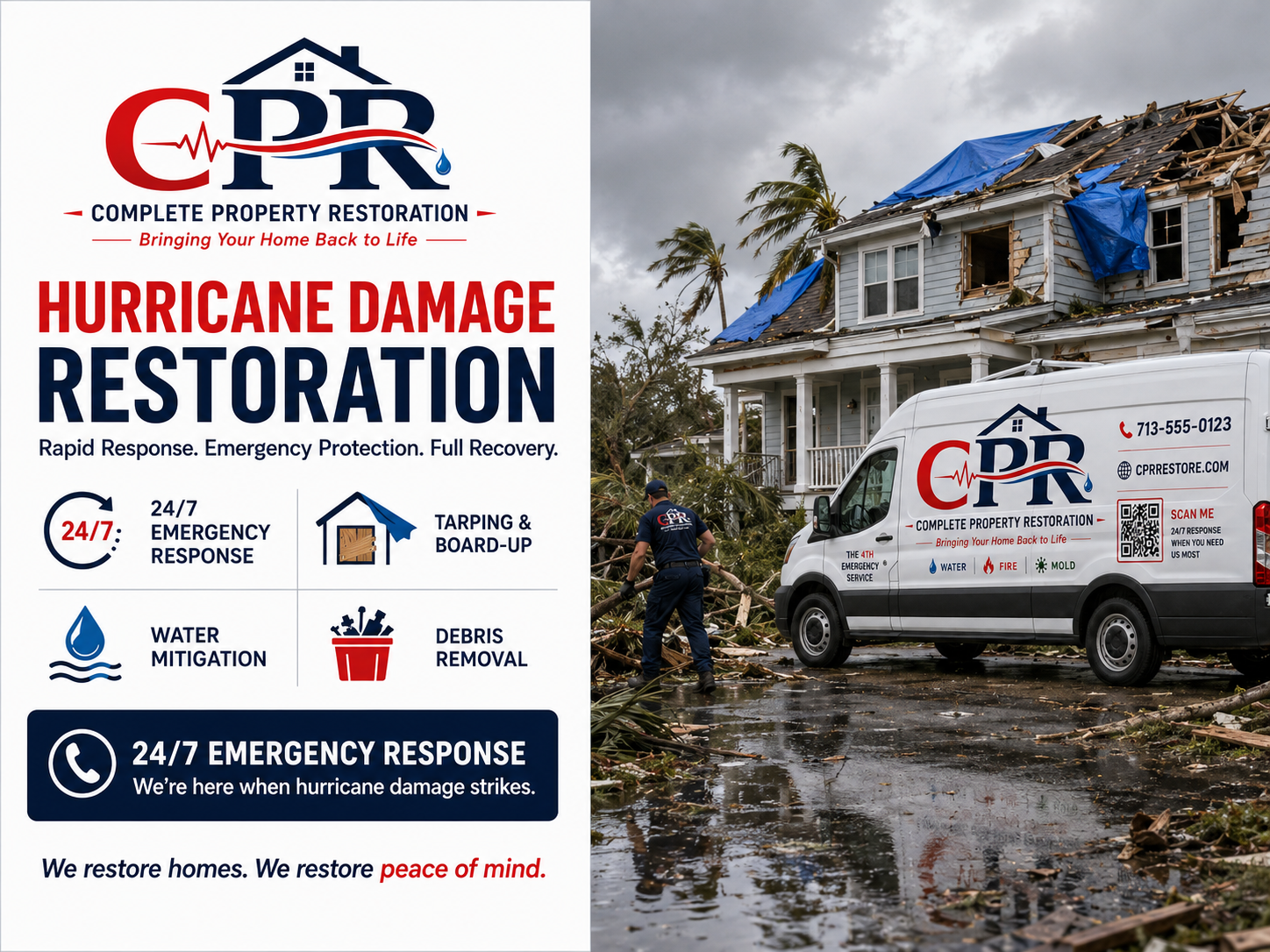 CPR — Complete Property Restoration: Hurricane Damage Restoration Services